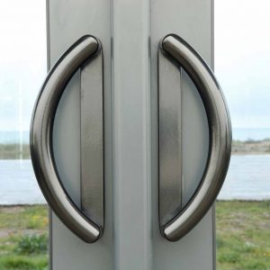Aluminium sliding patio door handles